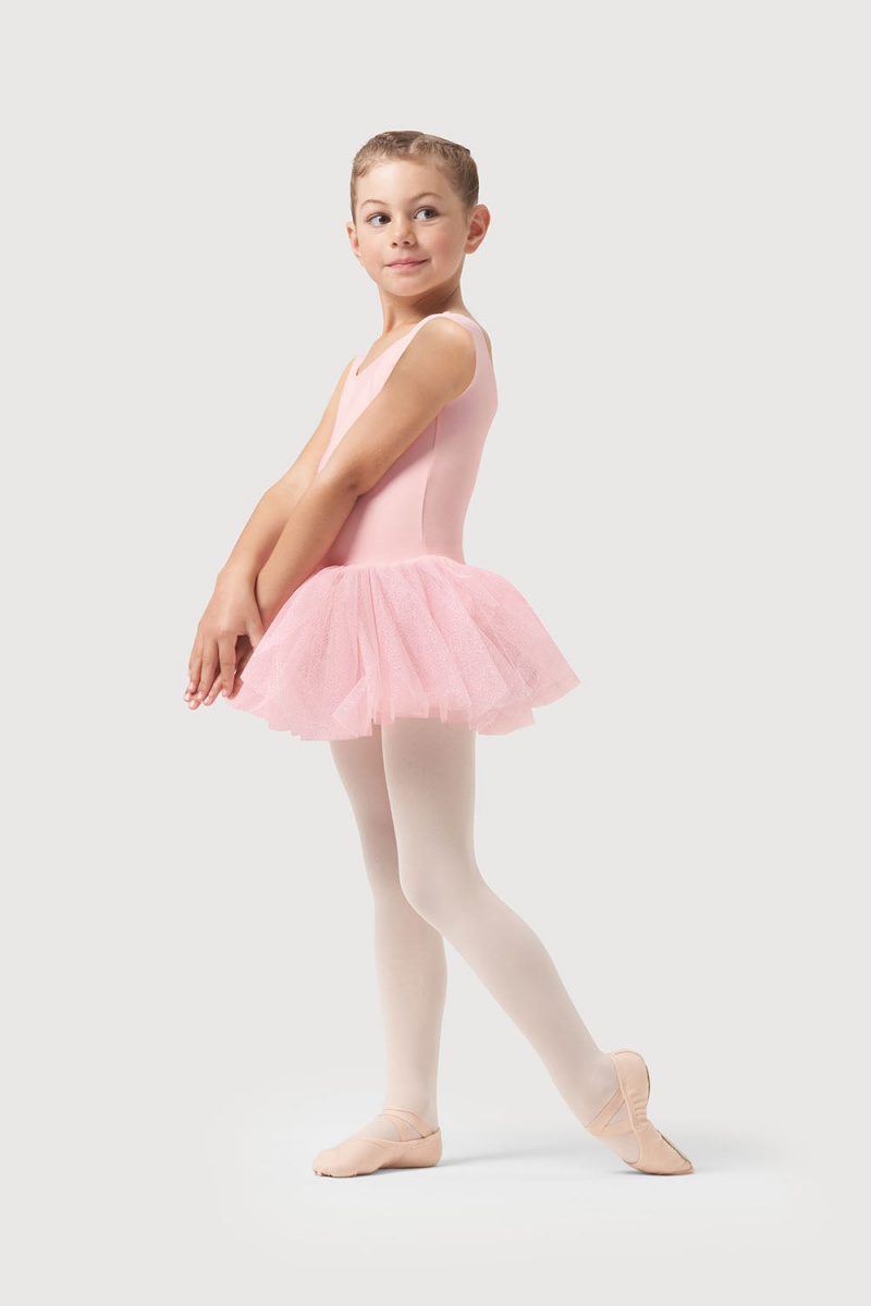 Kids' Bloch Sparkle Dress Candy Pink | MYICD37074