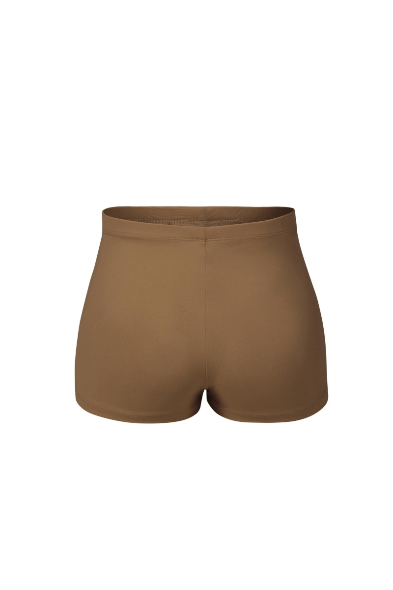 Kids' Bloch Starr High Waist Micro Short Underwear Almond | FMYHY52942