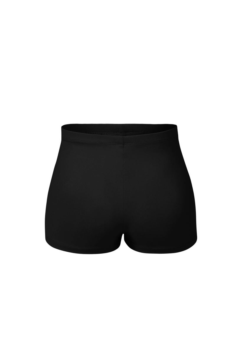 Kids' Bloch Starr High Waist Micro Short Underwear Black | GMYEC60060