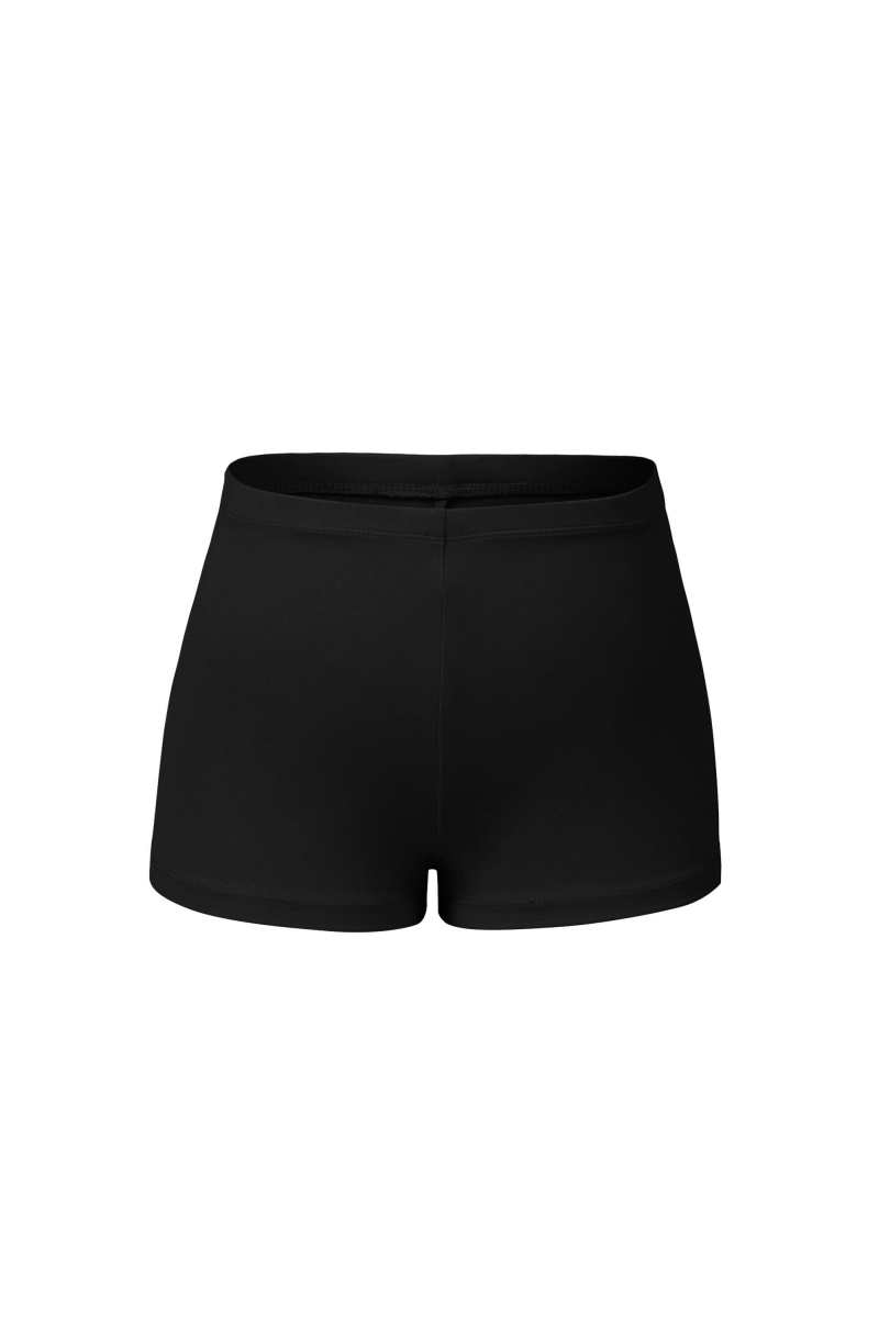 Kids\' Bloch Starr High Waist Micro Short Underwear Black | GMYEC60060