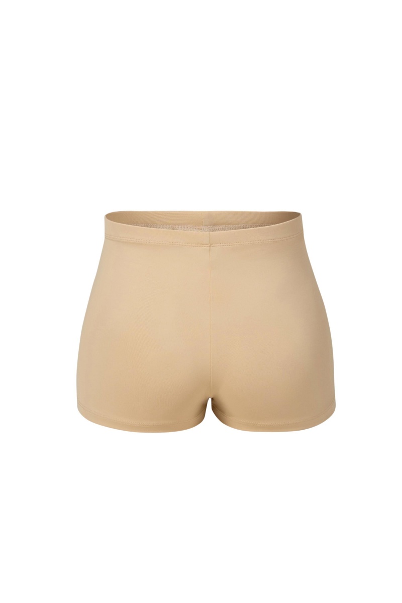 Kids' Bloch Starr High Waist Micro Short Underwear Sand | MYJKU62946