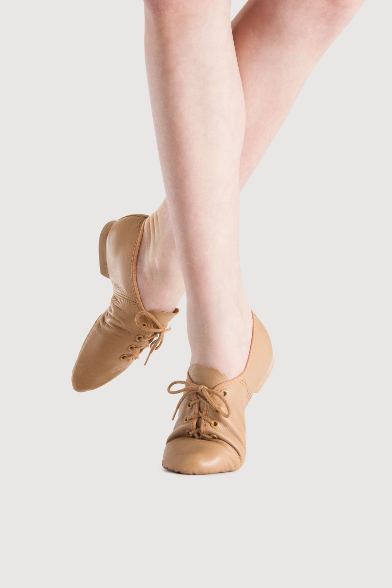 Kids' Bloch Ultraflex Jazz Tan | PMYQX77842