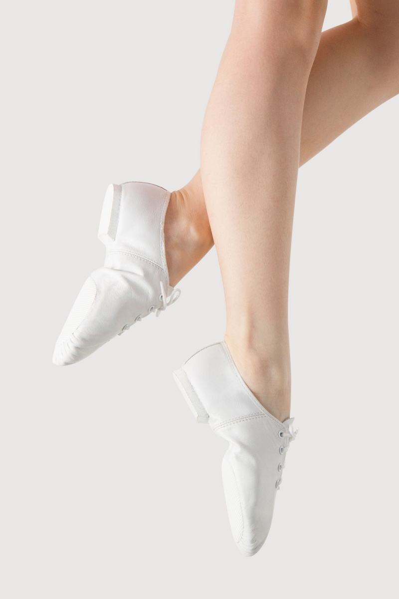 Kids' Bloch Ultraflex Jazz White | MYEGJ85935