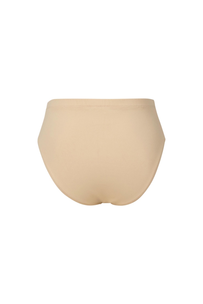 Kids' Bloch Zaniah High Waist Brief Underwear Sand | BMYSO21061