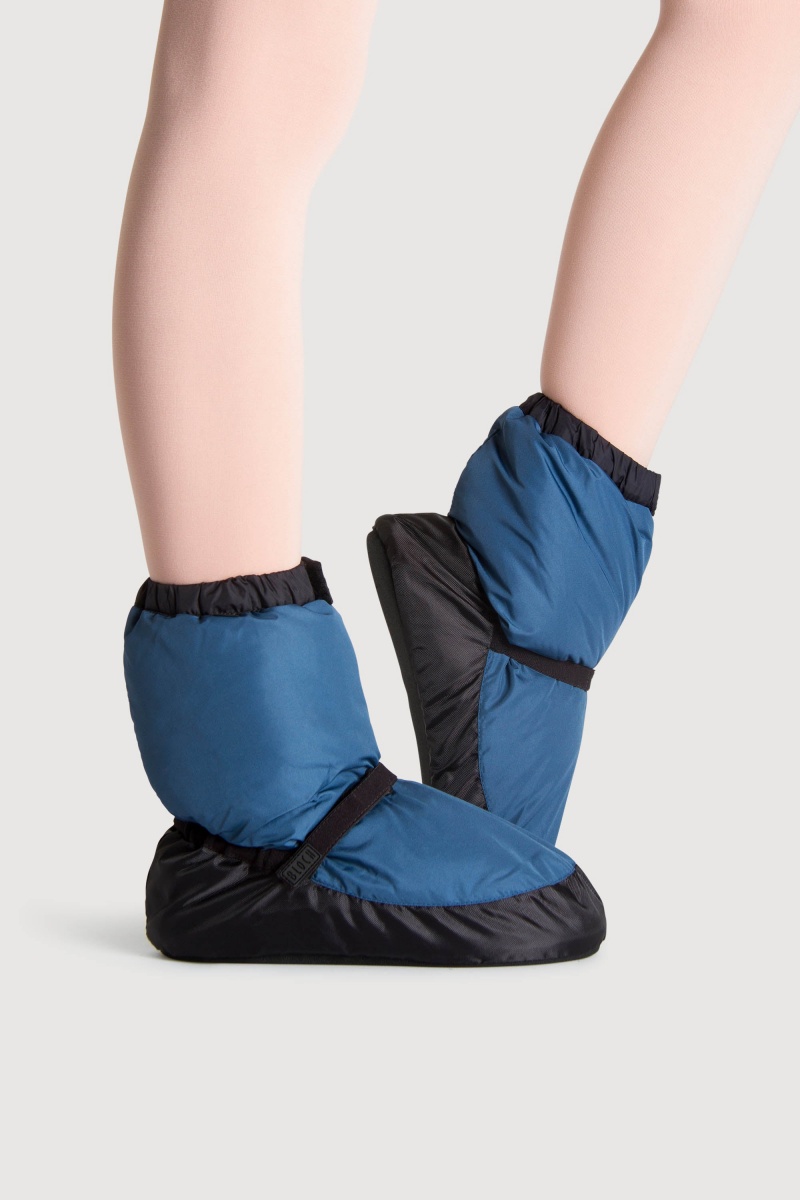 Men's Bloch Adult Warmup Booties Blue | MYCIF44441