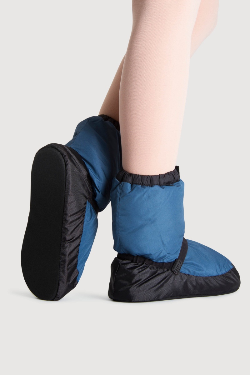 Men's Bloch Adult Warmup Booties Blue | MYCIF44441