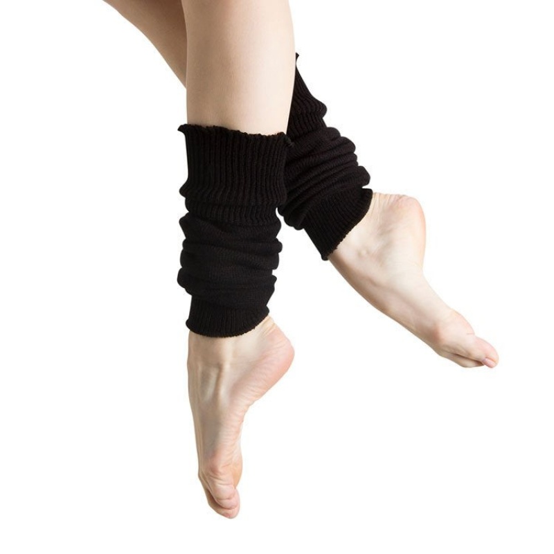 Men's Bloch Anna Legwarmers Knitwear Black | FMYHY62074