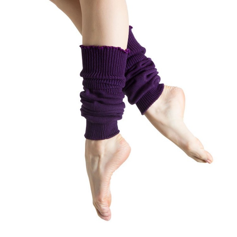 Men's Bloch Anna Legwarmers Knitwear Purple | TMYPQ65933