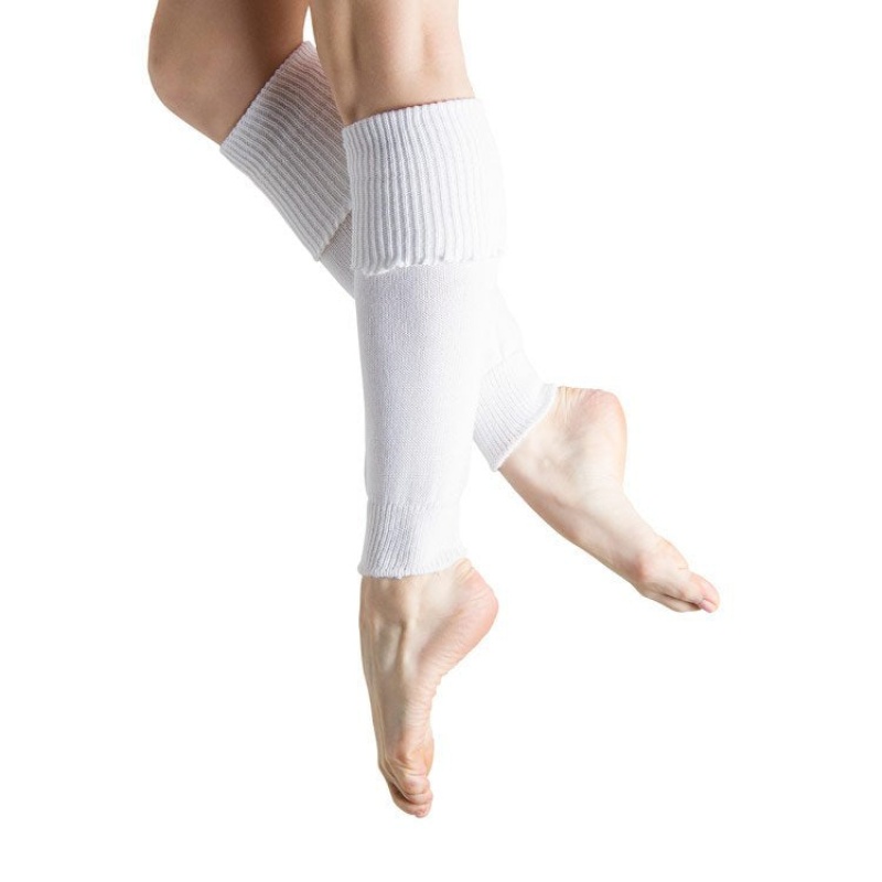 Men\'s Bloch Anna Legwarmers Knitwear White | FMYHY25135