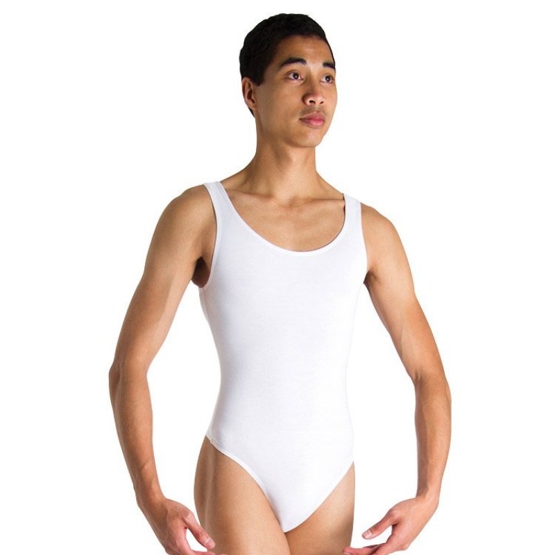 Men's Bloch Brad Leotards White | DMYKV40031