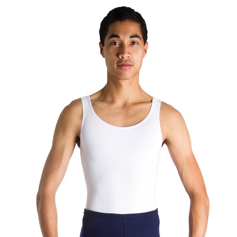 Men's Bloch Brad Leotards White | DMYKV40031