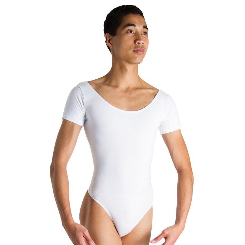 Men\'s Bloch Brett Leotards White | MYJBT43786