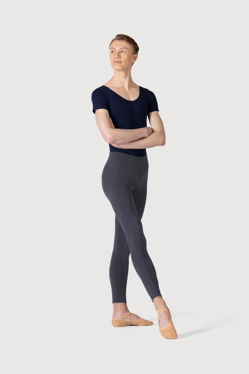 Men's Bloch Chet Long Full Length Tight Squalo | UMYTG38507