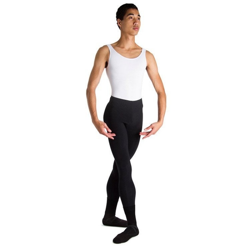 Men's Bloch Dale High Waist Full Length Tight Black | MYNEJ98735