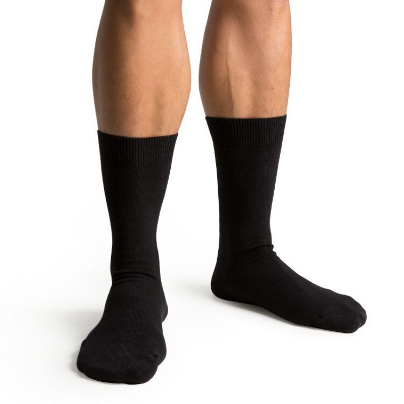 Men's Bloch Dance Socks Black | XMYBH28289