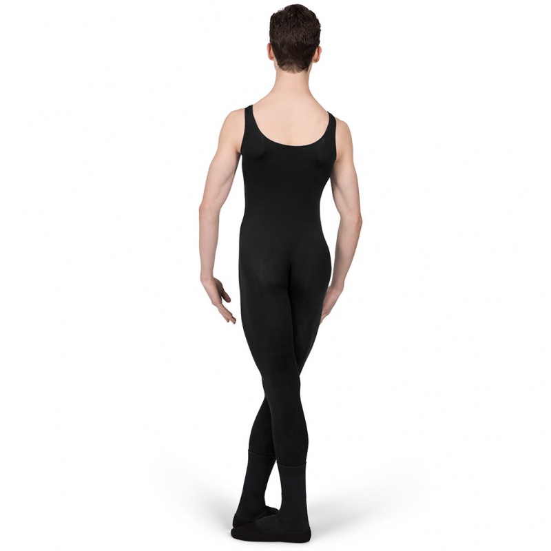 Men's Bloch Imperial Chad N/S Unitards Black | GMYUC28203