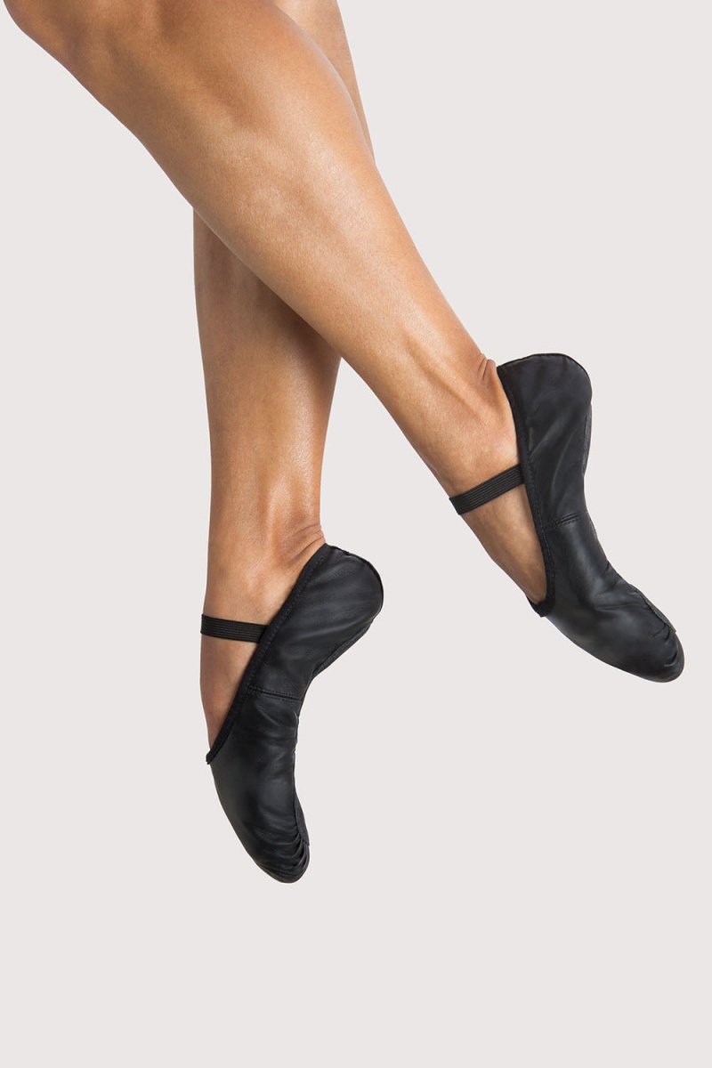 Men's Bloch Prolite Leather Ballet Flats Black | XMYGW19855