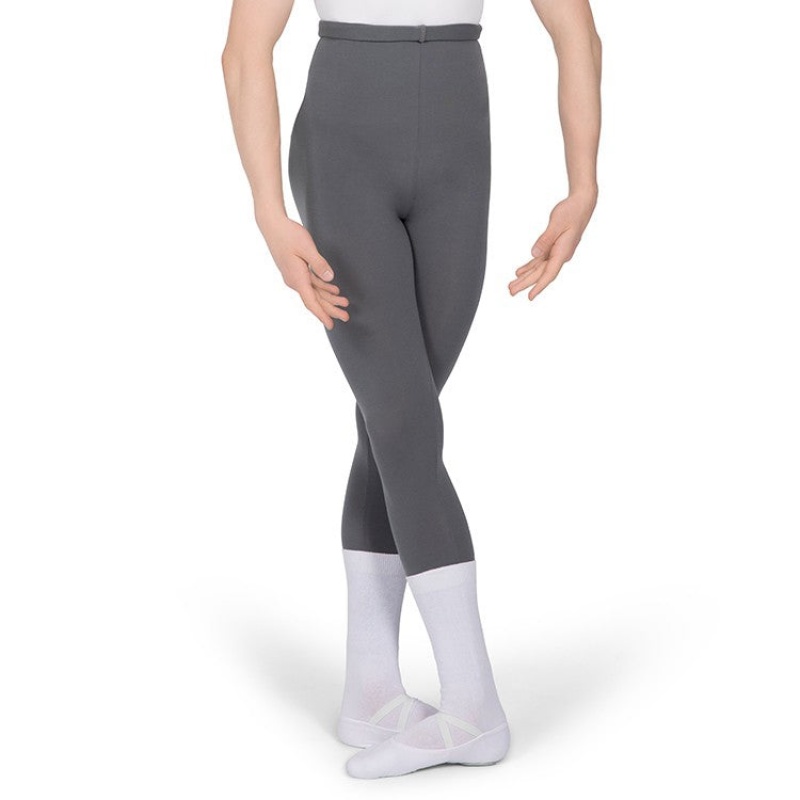 Men's Bloch Xlong High Waisted Fitted Full Length Tight Slate | GMYUC21837