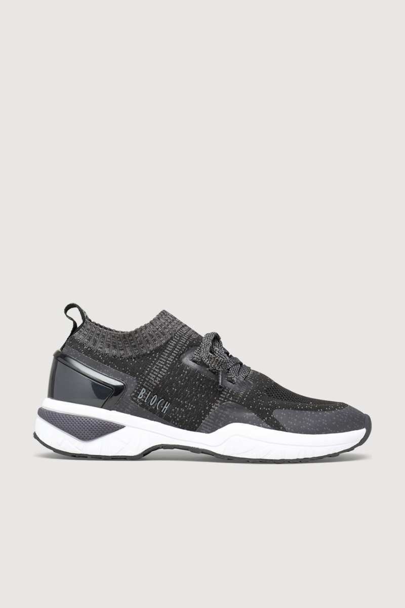 Women's Bloch Alcyone Lifestyle Sneaker Sneakers Black | SMYNY79680