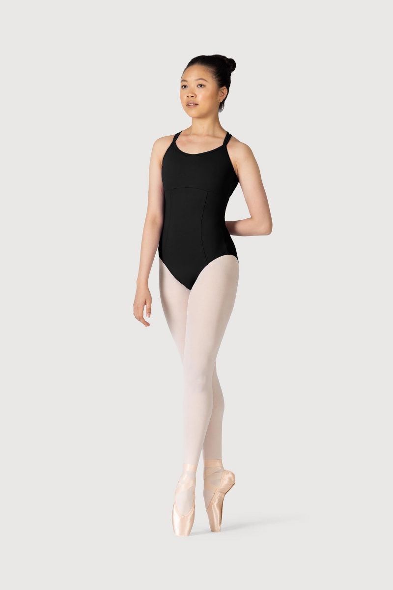 Women's Bloch Alexis Leotards Black | GMYEC60007