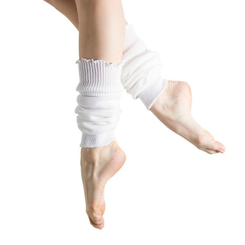 Women's Bloch Anna Legwarmers Knitwear White | AMYDF19280