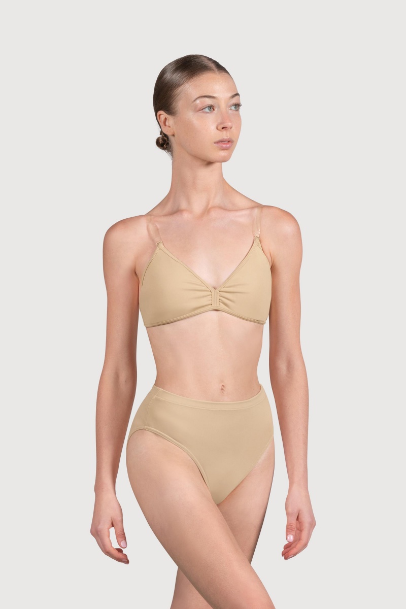 Women's Bloch Aquila High Waist Underwear Sand | DMYKV31246