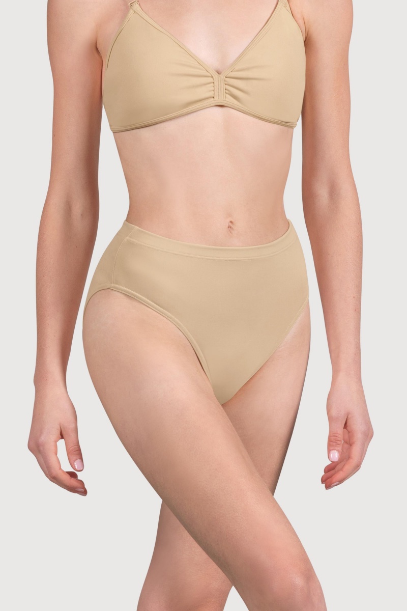 Women\'s Bloch Aquila High Waist Underwear Sand | DMYKV31246