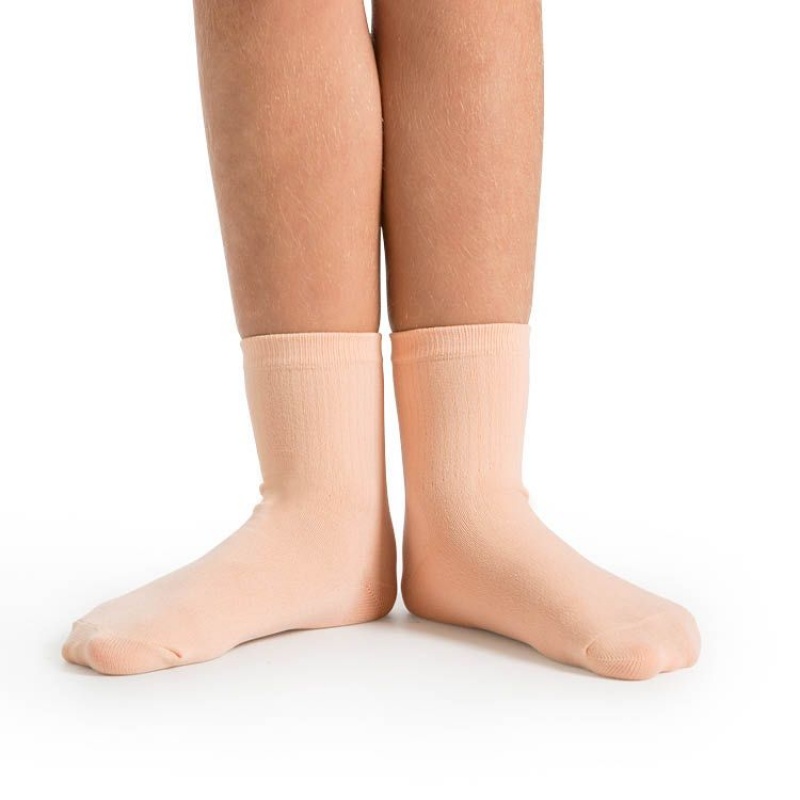 Women's Bloch Ballet Socks Pink | XMYBH55397