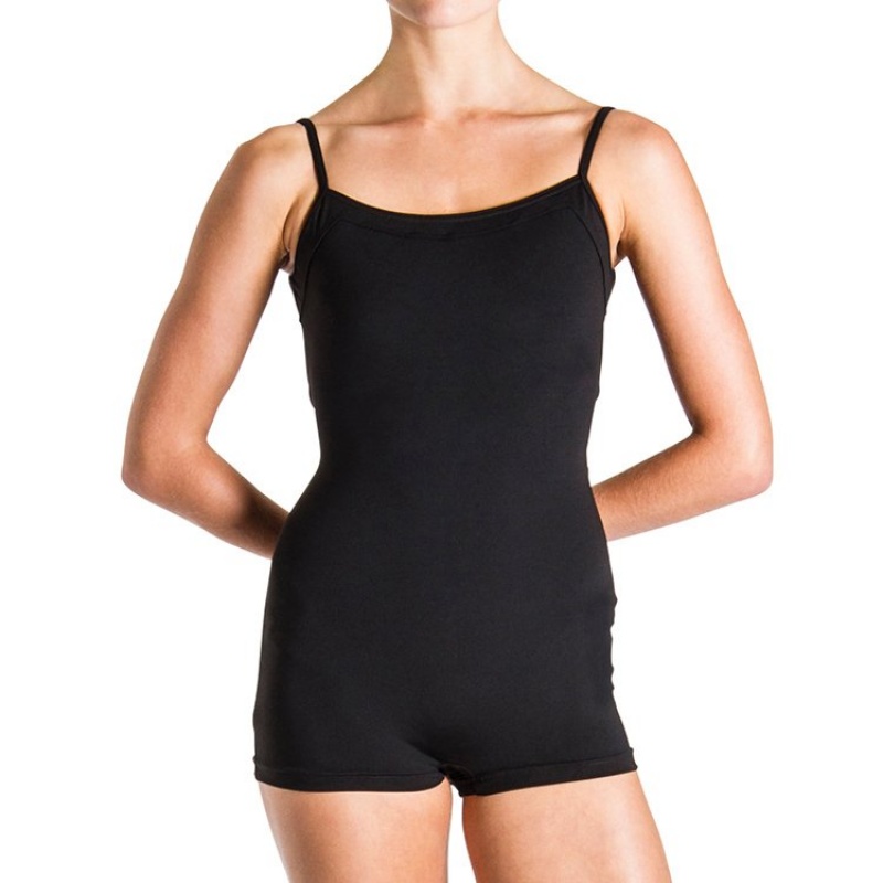 Women\'s Bloch Bloem Woven Cross Back Tomboy Unitards Black | SMYNY43671