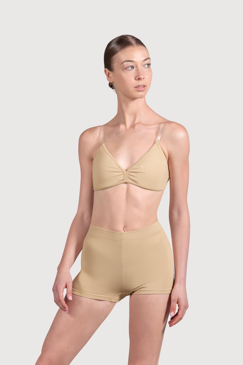 Women's Bloch Capella High Waist Underwear Sand | TMYPQ14610