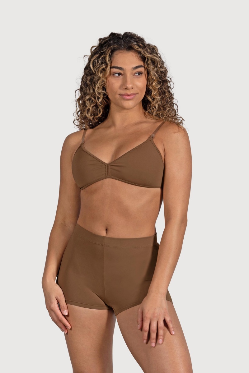 Women's Bloch Capella High Waist Underwear Almond | MYCVG24761