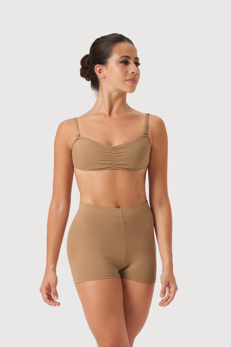 Women's Bloch Capella High Waist Underwear Tan | DMYVO14155