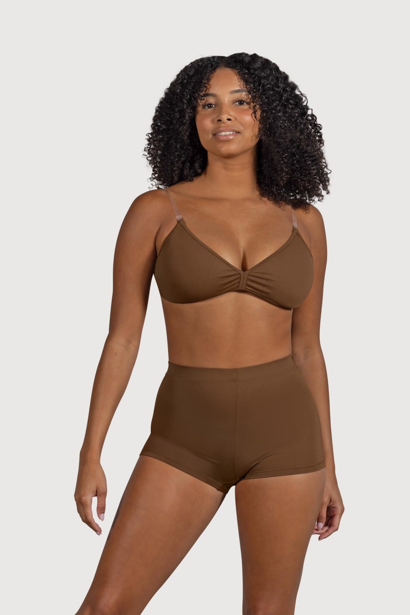 Women's Bloch Capella High Waist Underwear Cocoa | YMYGT51187