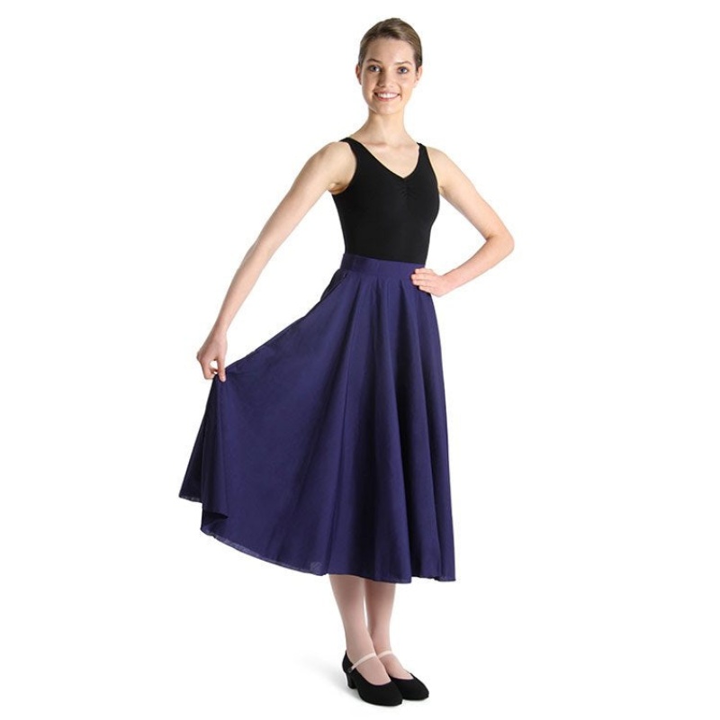 Women's Bloch Cara Ladies Skirts Navy | QMYWA81490