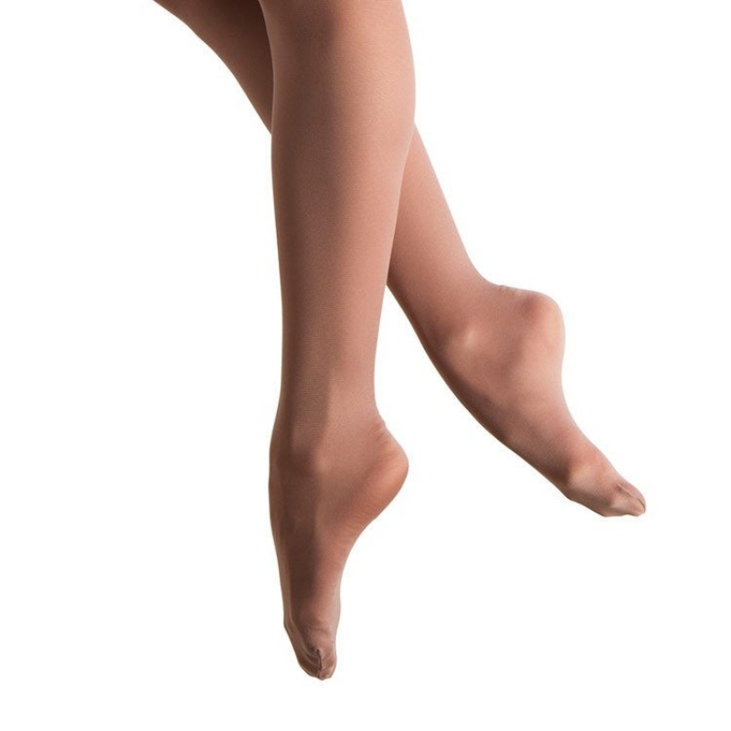 Women\'s Bloch Fiesta Feathersoft Footed Tight Tan | MYIIZ86341