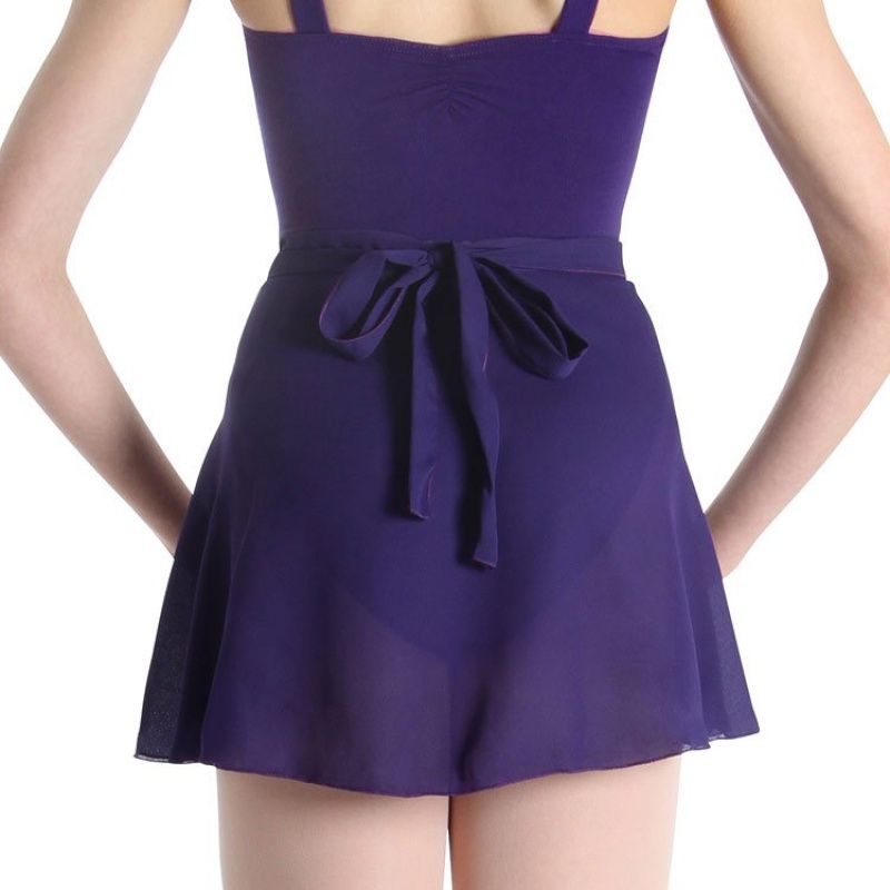 Women's Bloch Geena Skirts Deep Purple | BMYSD28016