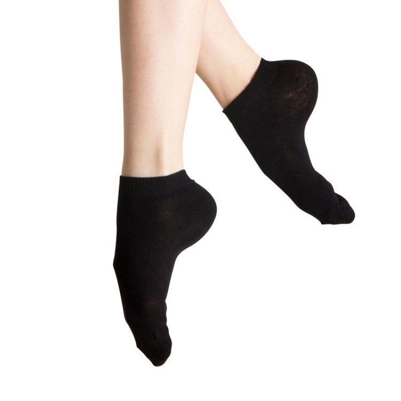 Women's Bloch Jazz Socks Black | PMYER95728