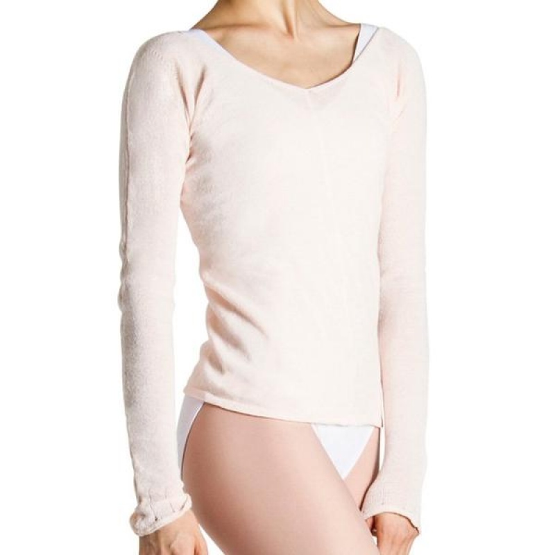 Women\'s Bloch Kara Long Sleeve Knitwear Pink | MYJKU87563