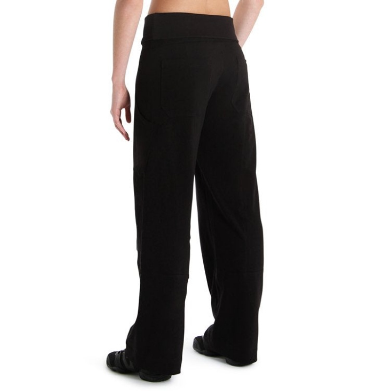 Women's Bloch Luxury Street Bottoms Black | BMYSO36875