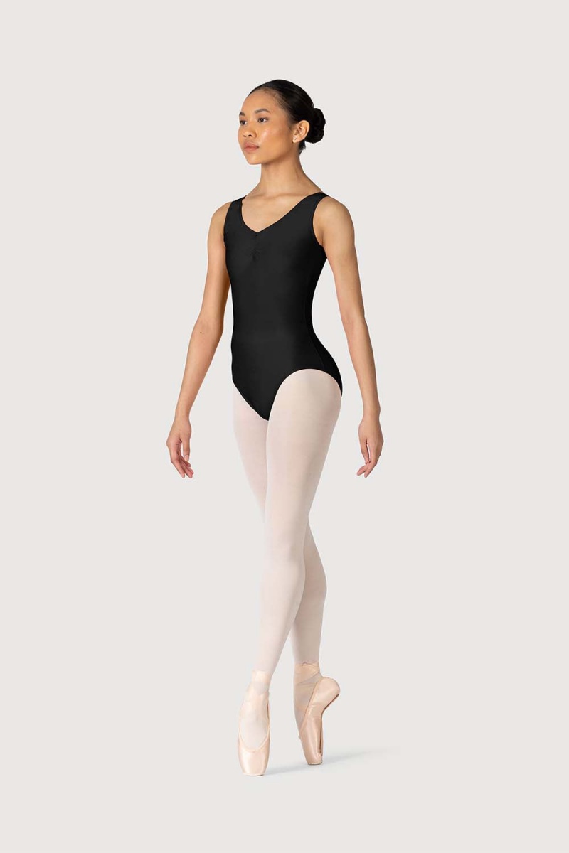 Women's Bloch Lyn Leotards Black | MYEAH19601