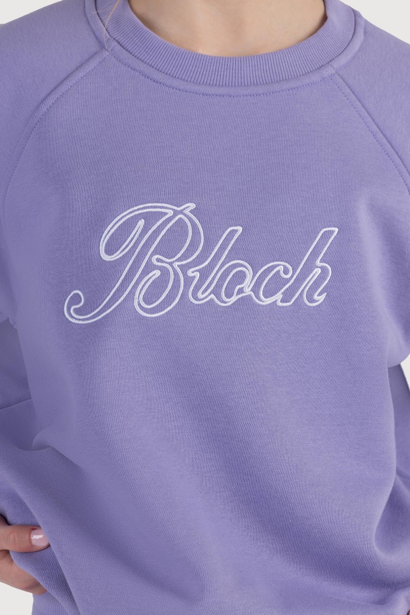 Women's Bloch Off-Duty Terry Crew Sweat Tops Heather | ZMYMJ73196