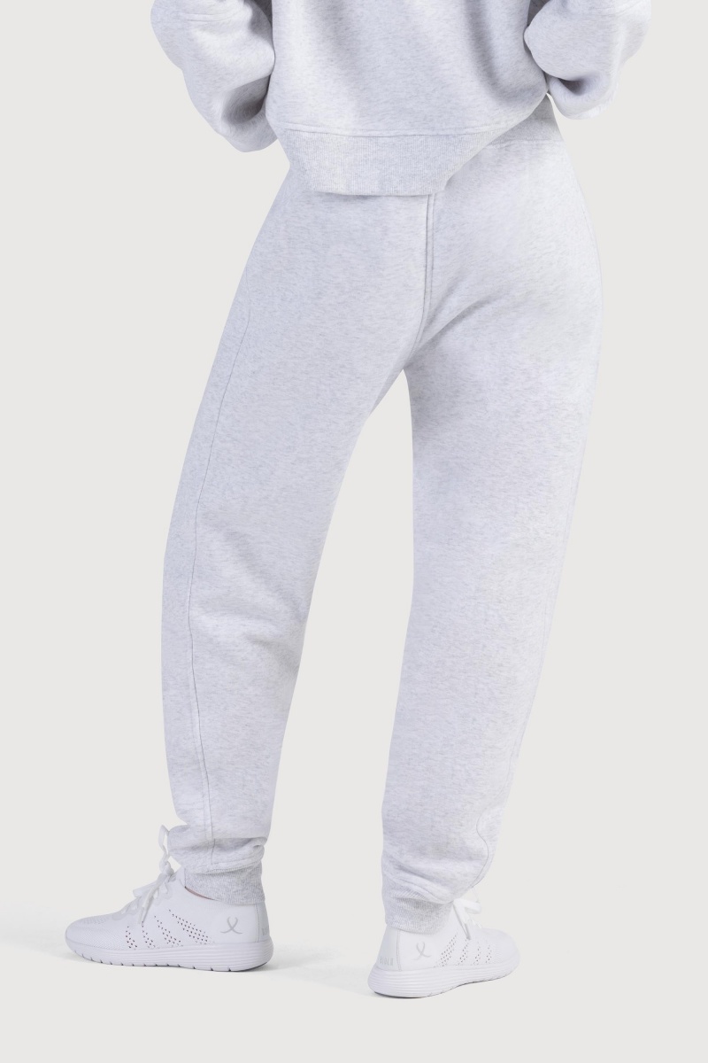 Women's Bloch Off-Duty Terry Sweat Bottoms Snow Marle | YMYGT74412