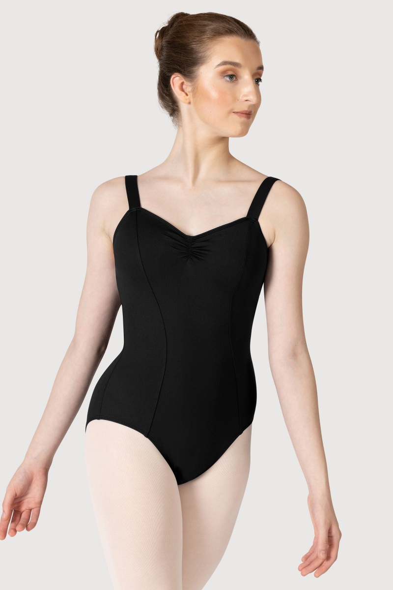 Women's Bloch Overture Obelia Princess Seam Leotards Black | MYJBT19596