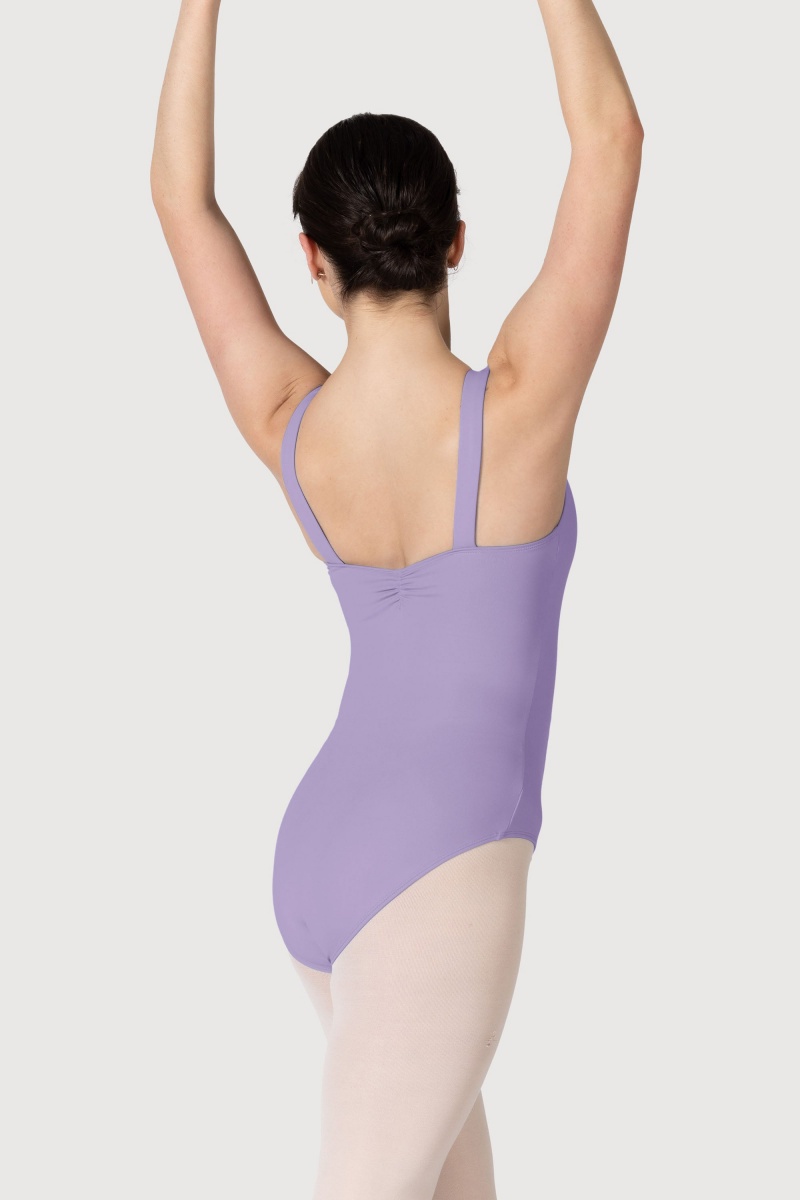 Women's Bloch Overture Obelia Princess Seam Leotards Lilac | GMYUC73453