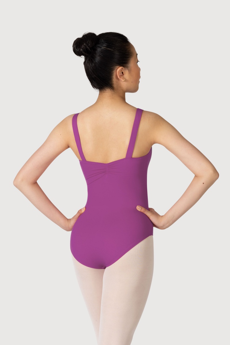 Women's Bloch Overture Obelia Princess Seam Leotards Berry | MYZDE50161