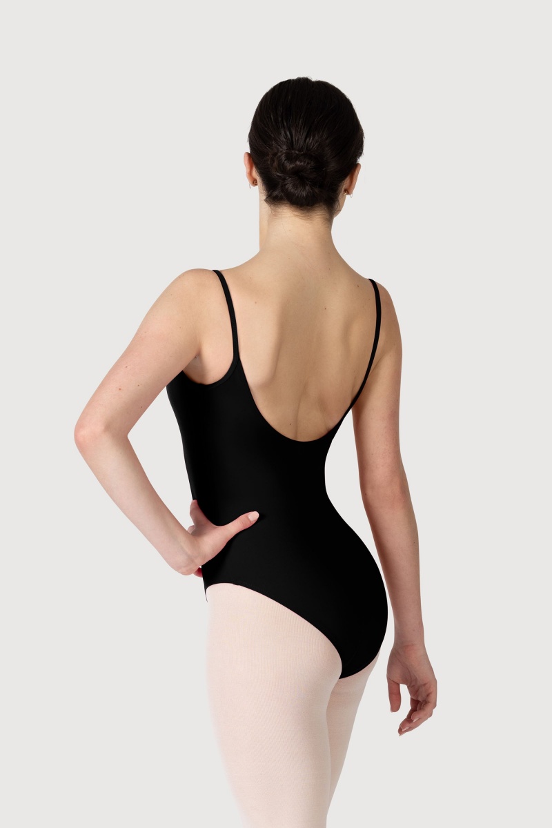 Women's Bloch Overture Oriana Princess Seam Leotards Black | EMYHC40088