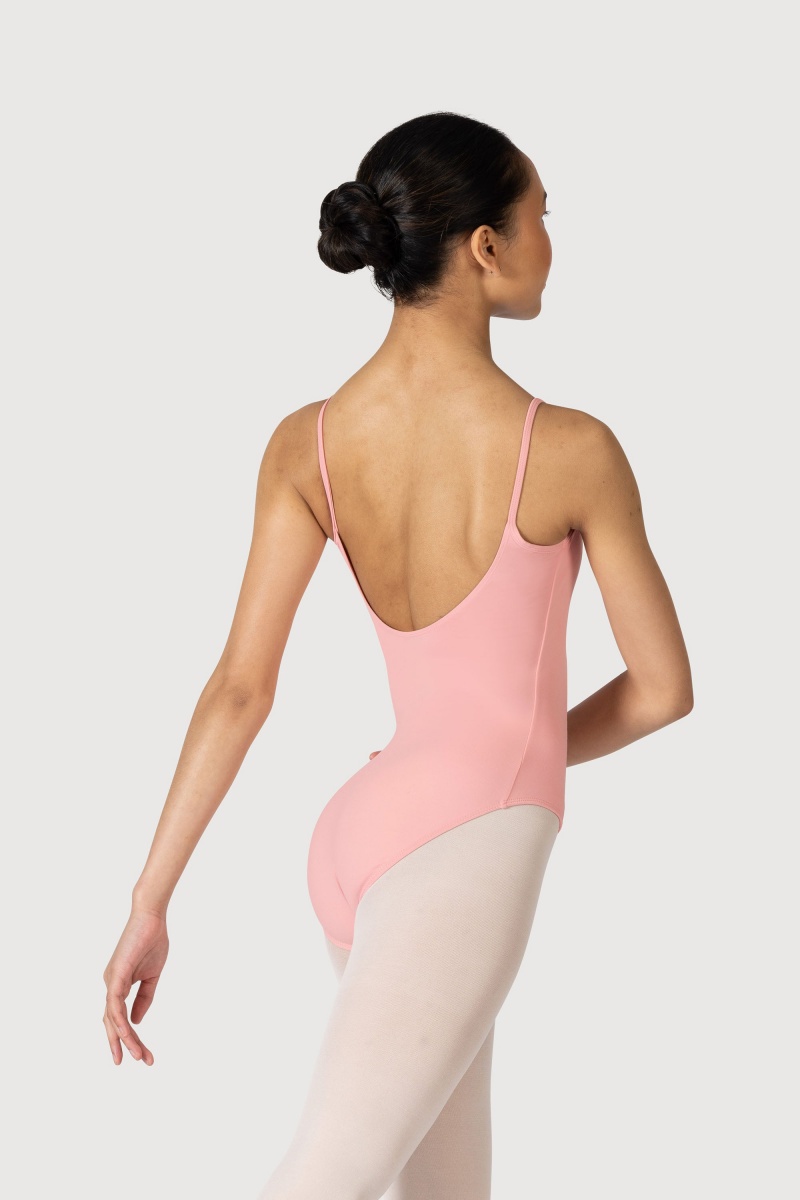 Women's Bloch Overture Oriana Princess Seam Leotards French Rose | MYICD96748