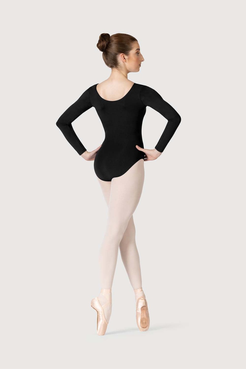 Women's Bloch Perla Leotards Black | AMYDF59683