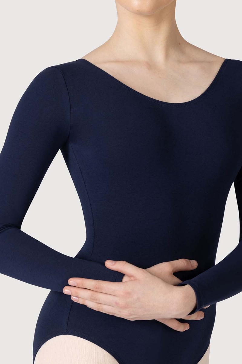 Women's Bloch Perla Leotards Navy | MYJZR65509