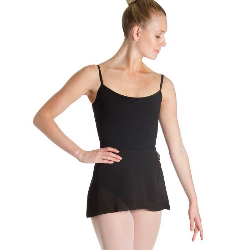 Women's Bloch Professional Wrap Skirts Black | XMYGW28447